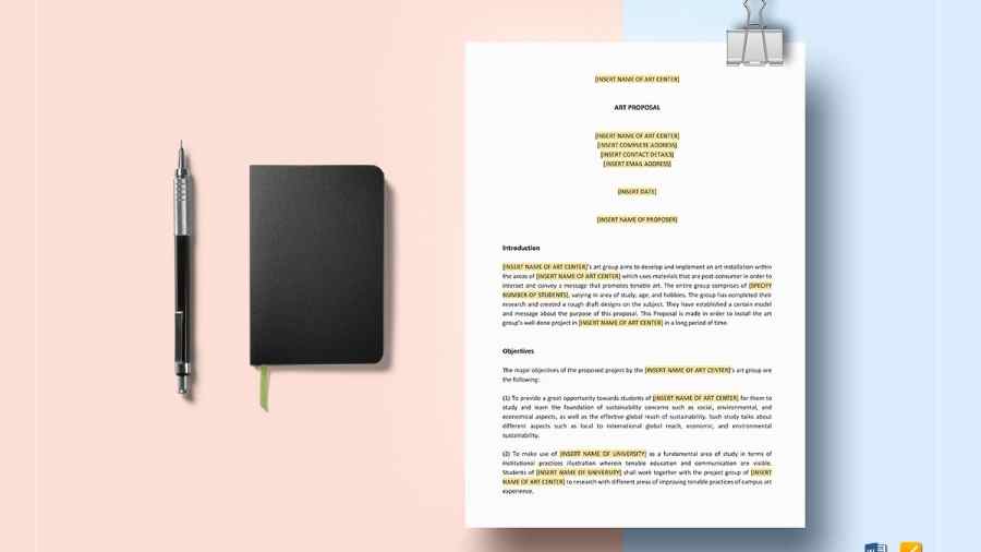 艺术proposal写作