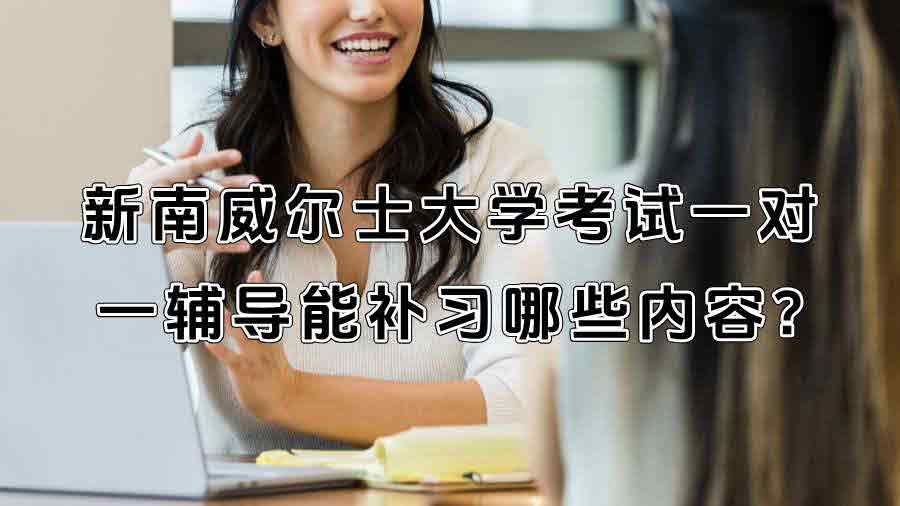 新南威尔士大学考试一对一辅导能补习哪些内容?