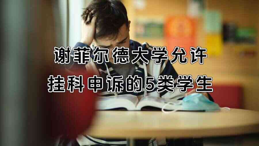 谢菲尔德大学允许挂科申诉的5类学生